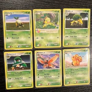 Majestic Dawn - 6 Pokémon Card Set - NM Condition - Grass Types
